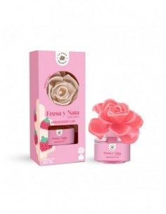 Fleur parfumée Fraise et crème 65 ml – La Casa de los Aromas