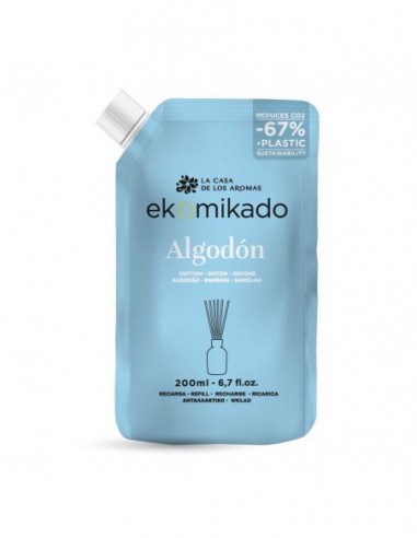 Recharge Ekomikado Coton 200 ml – La Casa de los Aromas