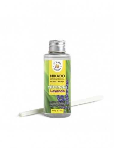 Recharge mikado Citronnelle Lavande 100 ml – La Casa de los Aromas