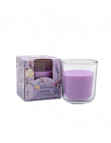 Bougie parfumée en verre Lavande 150 g – La Casa de los Aromas