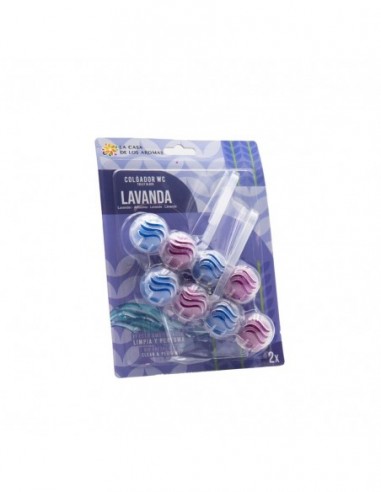Lot de 2 blocs WC à suspendre Lavande – La Casa de los Aromas