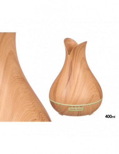 Humidificateur Effet Bois USB 400 ml...