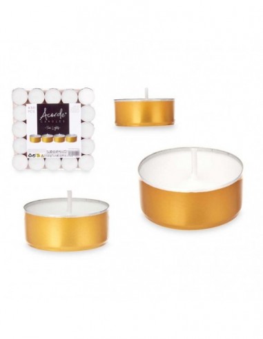 Set 50 bougies chauffe-plat 4 horas...