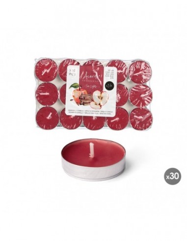 Set 30 bougies chauffe-plat Pomme...