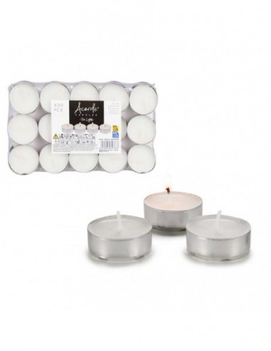 Set 30 bougies chauffe-plat 4 horas -...