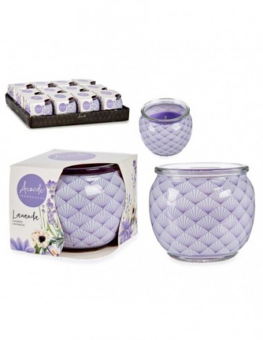 Bougie parfumée en pot en verre...
