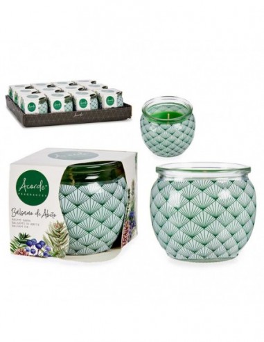 Bougie tarro cristal balsamo de abeto...
