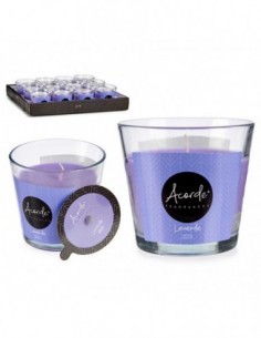 Bougie vaso Lavande 28h -...
