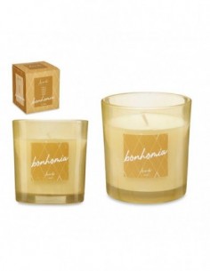 Bougie en verre 120 g ambar...