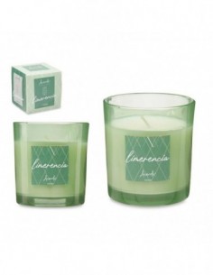 Bougie en verre 120 g Lotus...