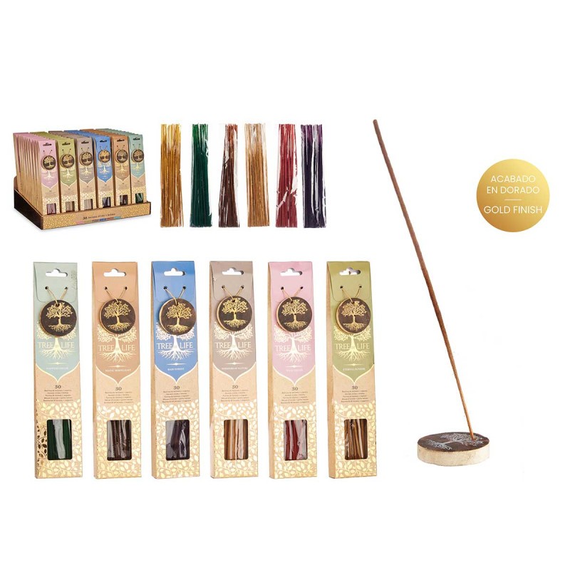 Encens Acorde avec porte-encens en bois, 30 bâtonnets